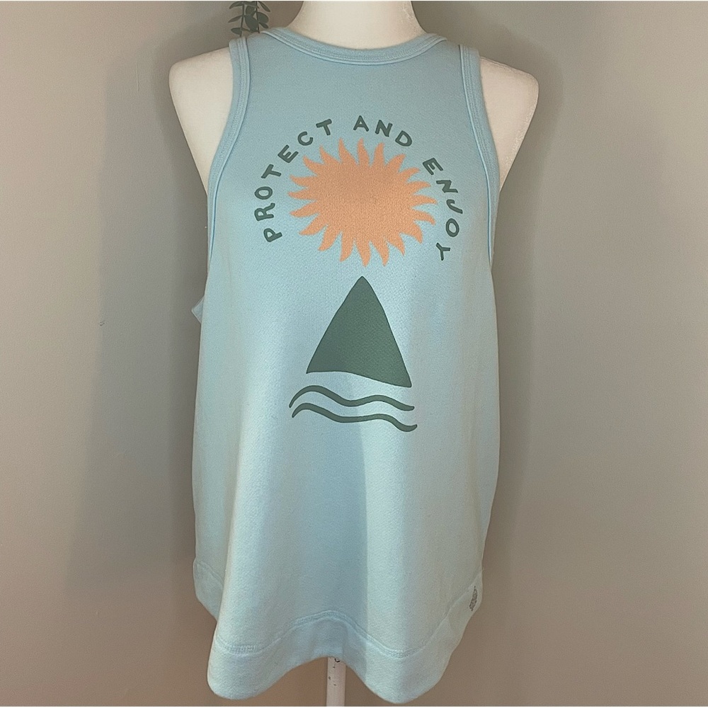 NWOT FP Movement x Surfrider Inhale Tank in Light Blue Size Medium